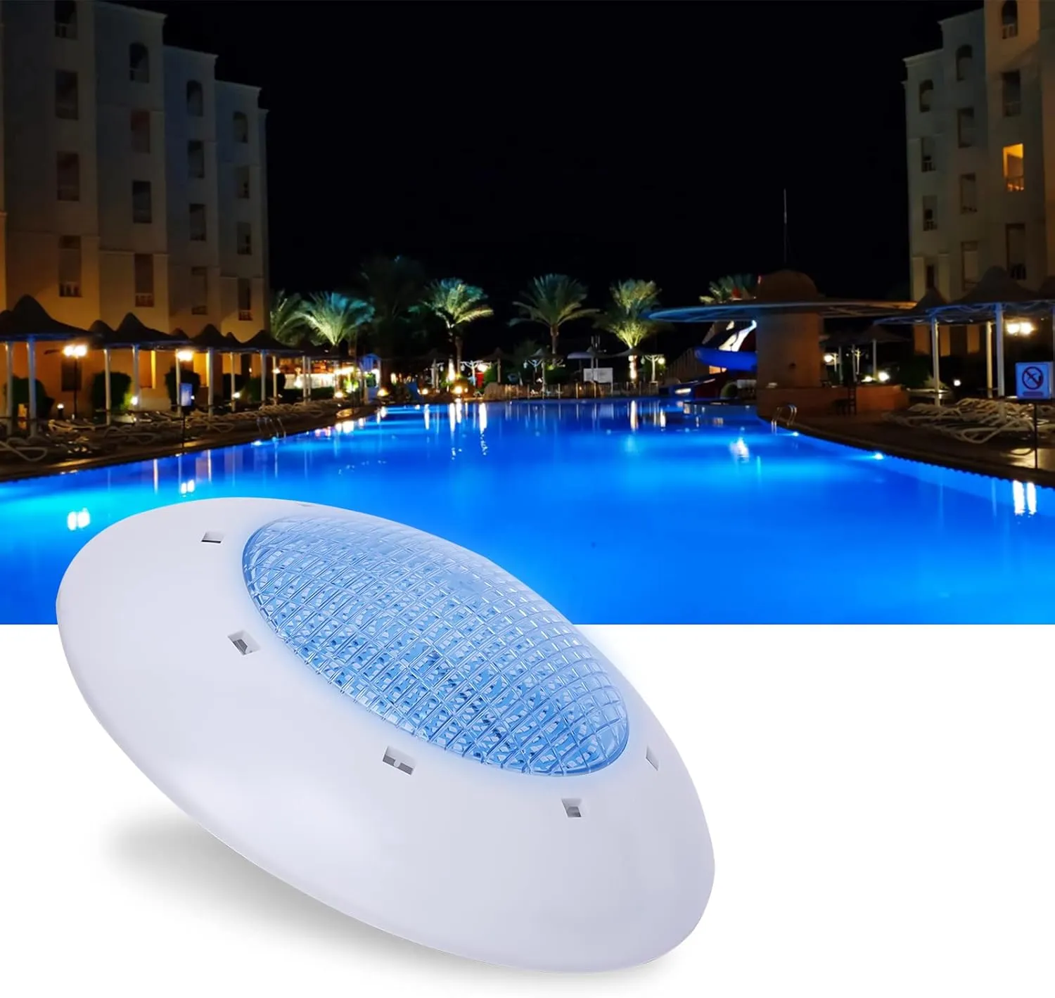 Eapmic 12V 35W Pool Light Underwater Color-Change LED Lights RGB IP68 with Remote