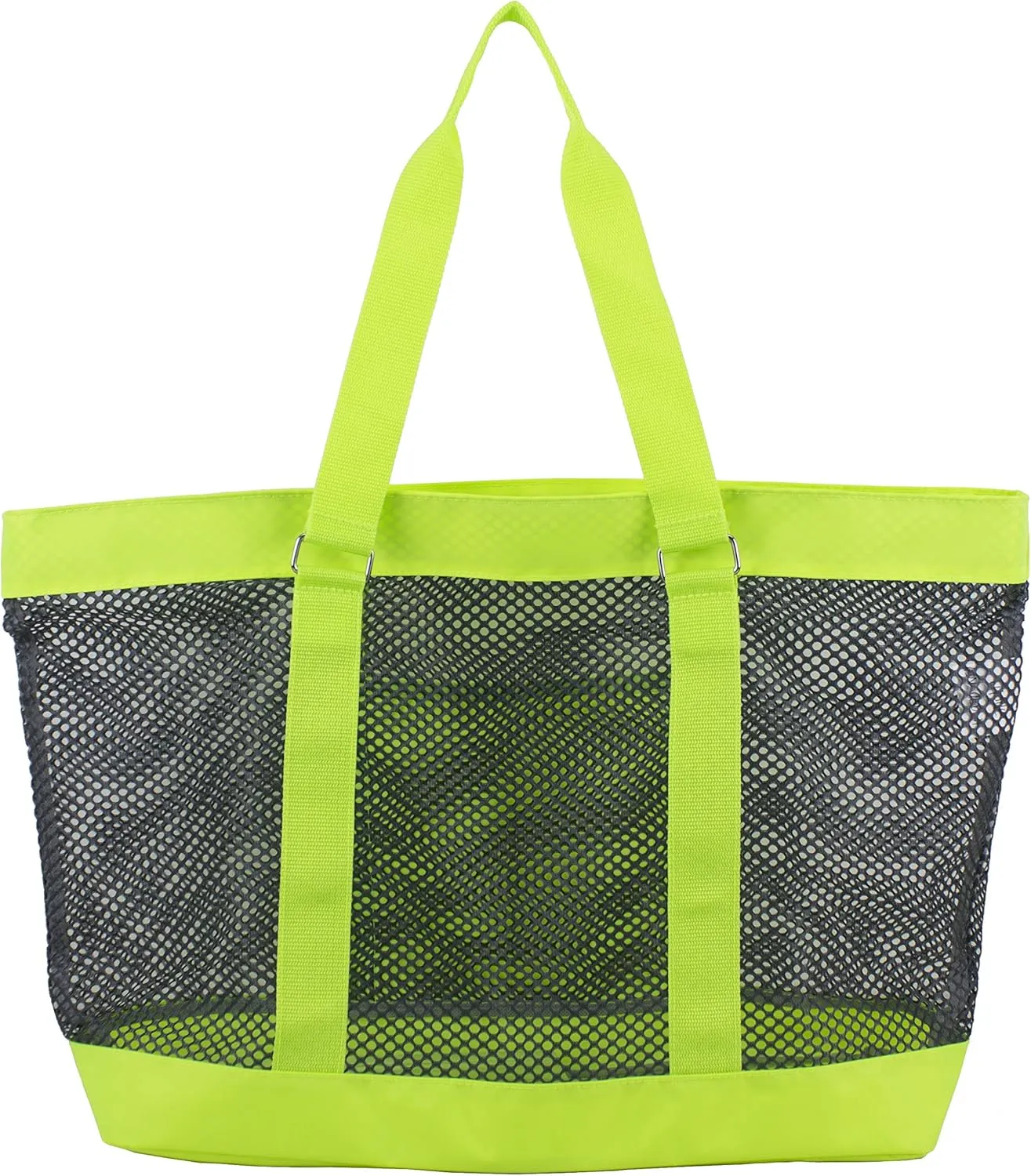 Eastsport Mesh Tote Waterproof Beach Bag for Shopping Vacation Swimming Family Travel Essentials
