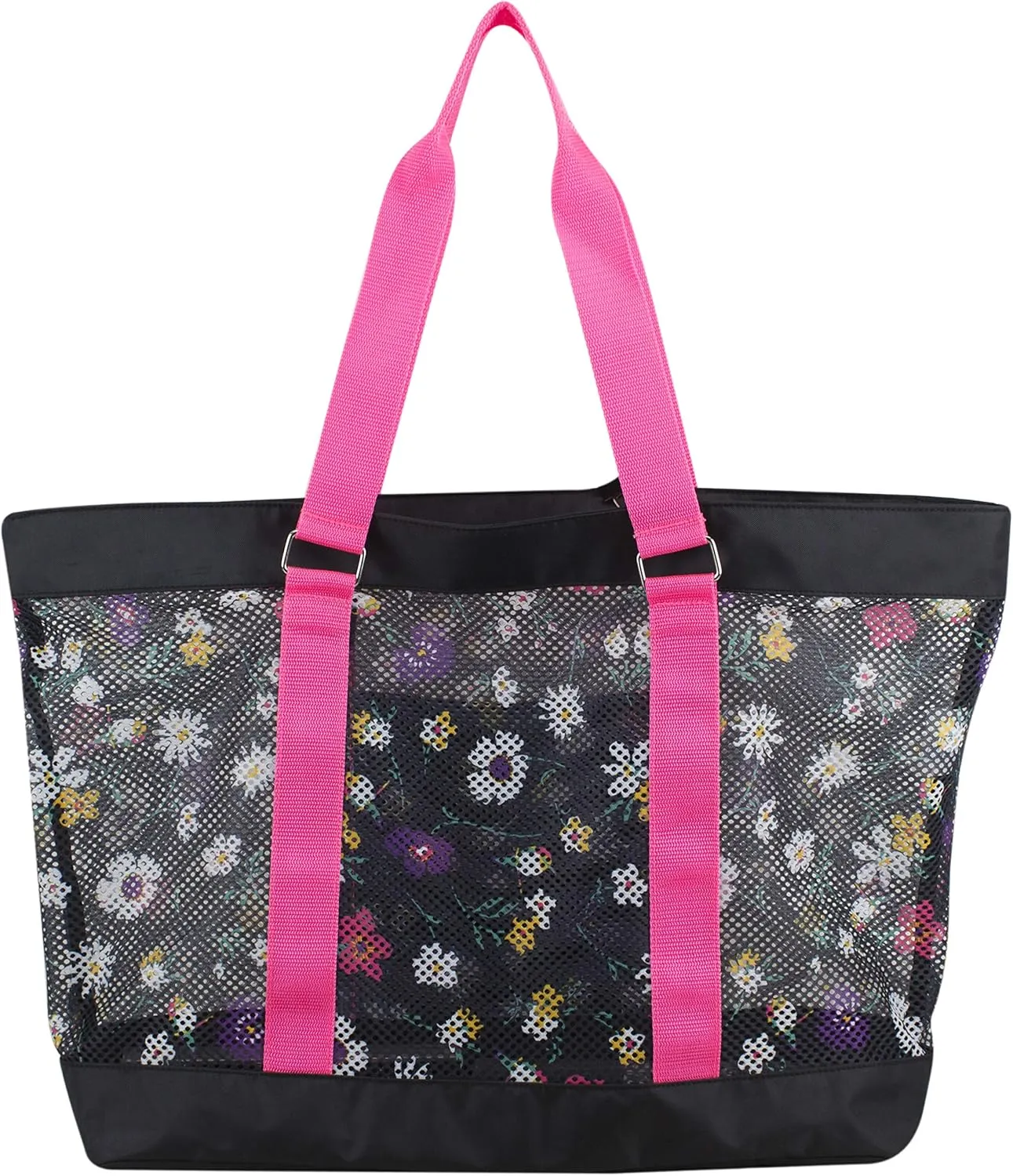 Eastsport Mesh Tote Waterproof Beach Bag for Shopping Vacation Swimming Family Travel Essentials