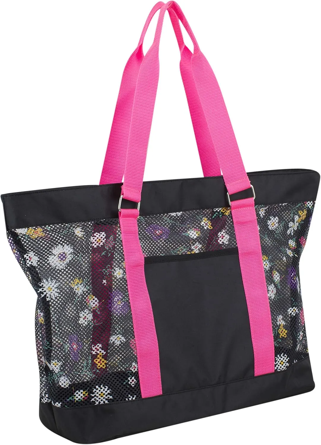 Eastsport Mesh Tote Waterproof Beach Bag for Shopping Vacation Swimming Family Travel Essentials