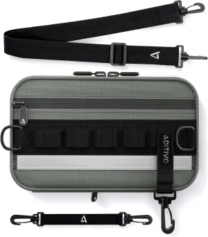 EDC sling bag for men expandable up to 7.3 lts. Tactical crossbody. Shoulder Backpack Water resistant. Everyday Carry Casual daypack for travel, work, lunch, gym, sports.