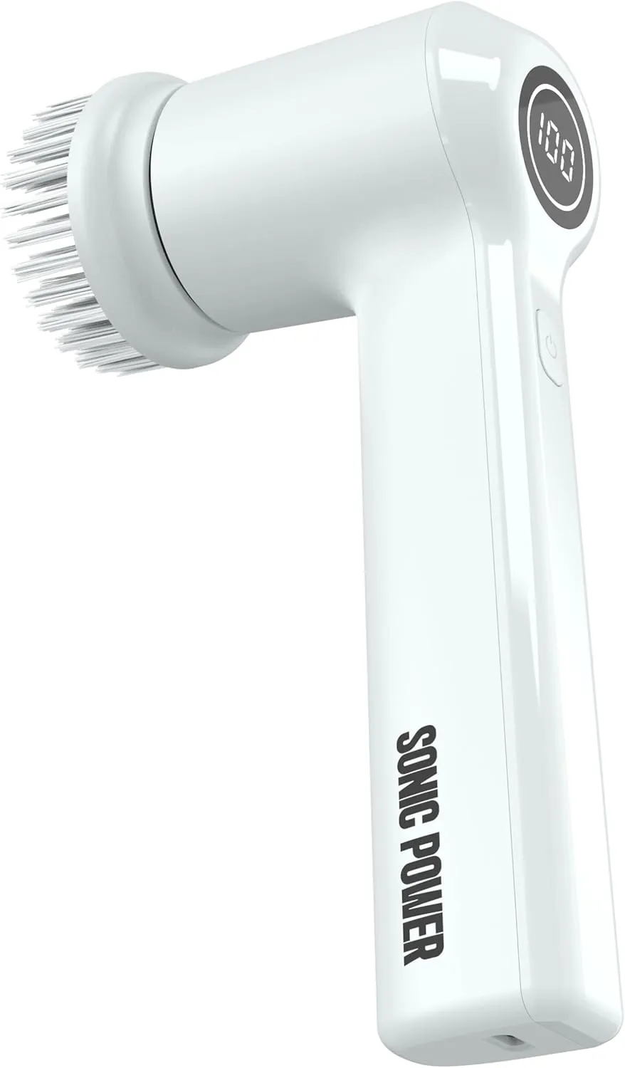 Electric Spin Scrubber, Handheld & Ergonomic, IPx7 Waterproofing, 4 Multi-Purpose Attachments Included, Long Lasting Rechargeable Battery