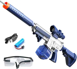 Electric Water Gun, Automatic Water Gun for Adults and Kids, 400CC Large Capacity Squirt Gun, Range up to 26-30 FT, Summer Outdoor Beach Pool Party Toy