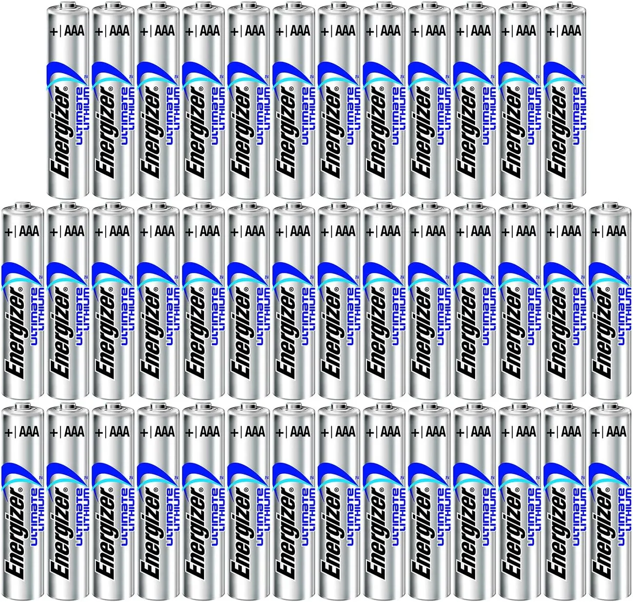 Energizer 40AAA Ultimate Lithium Long Lasting Leakproof Batteries