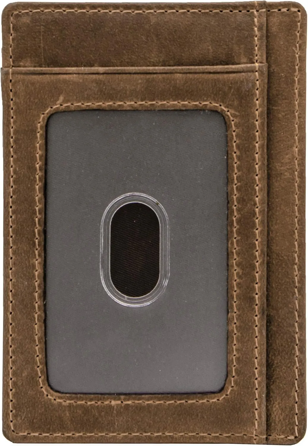 Engraved Pocket Wallet For Men,Personalized Minimalist Slim Leather Pocket Wallet for Husband Son Birthday Christmas