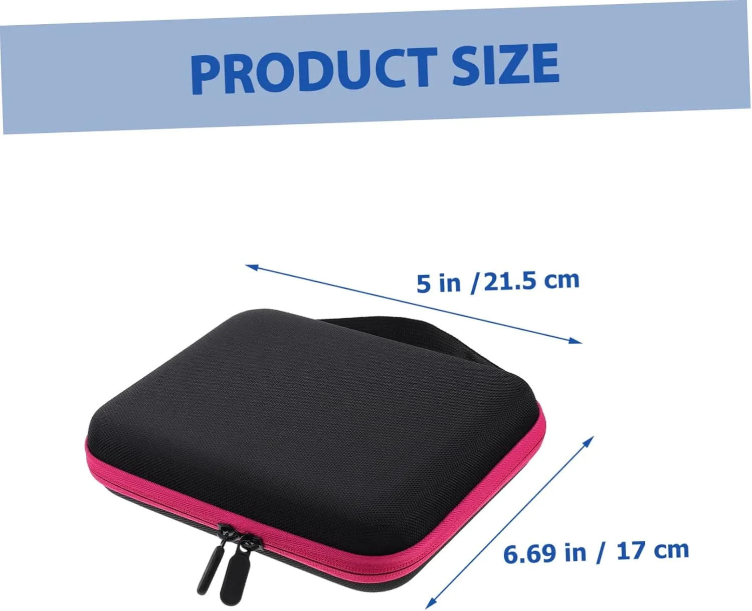 Essential Oil Carrying Case 1-3ml Bottle Capacity Waterproof Nail Polish Bag Portable Essential Oil Organizer Sturdy Polyester Easy Zipper