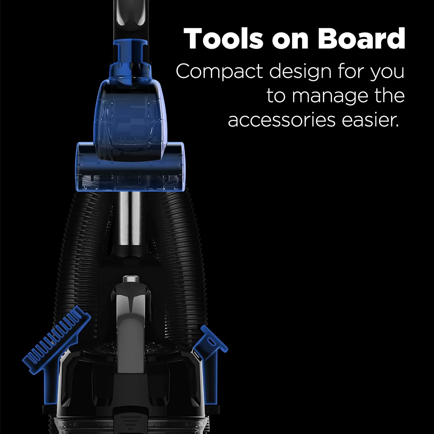 Eureka PowerSpeed Lightweight Upright Vacuum Cleaner for Carpet and Hard Floor, Powerful Bagless Upright Vacuum Cleaner for Home Pets, NEU181A, Blue