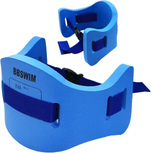 EVA Swimming Floatation Exercise Belt, Adjustable Swim Training Equipment Belt Outdoor Swim Training Tools for Adult and Kids