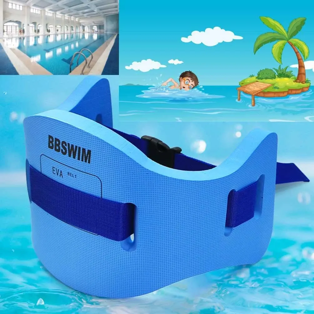 EVA Swimming Floatation Exercise Belt, Adjustable Swim Training Equipment Belt Outdoor Swim Training Tools for Adult and Kids