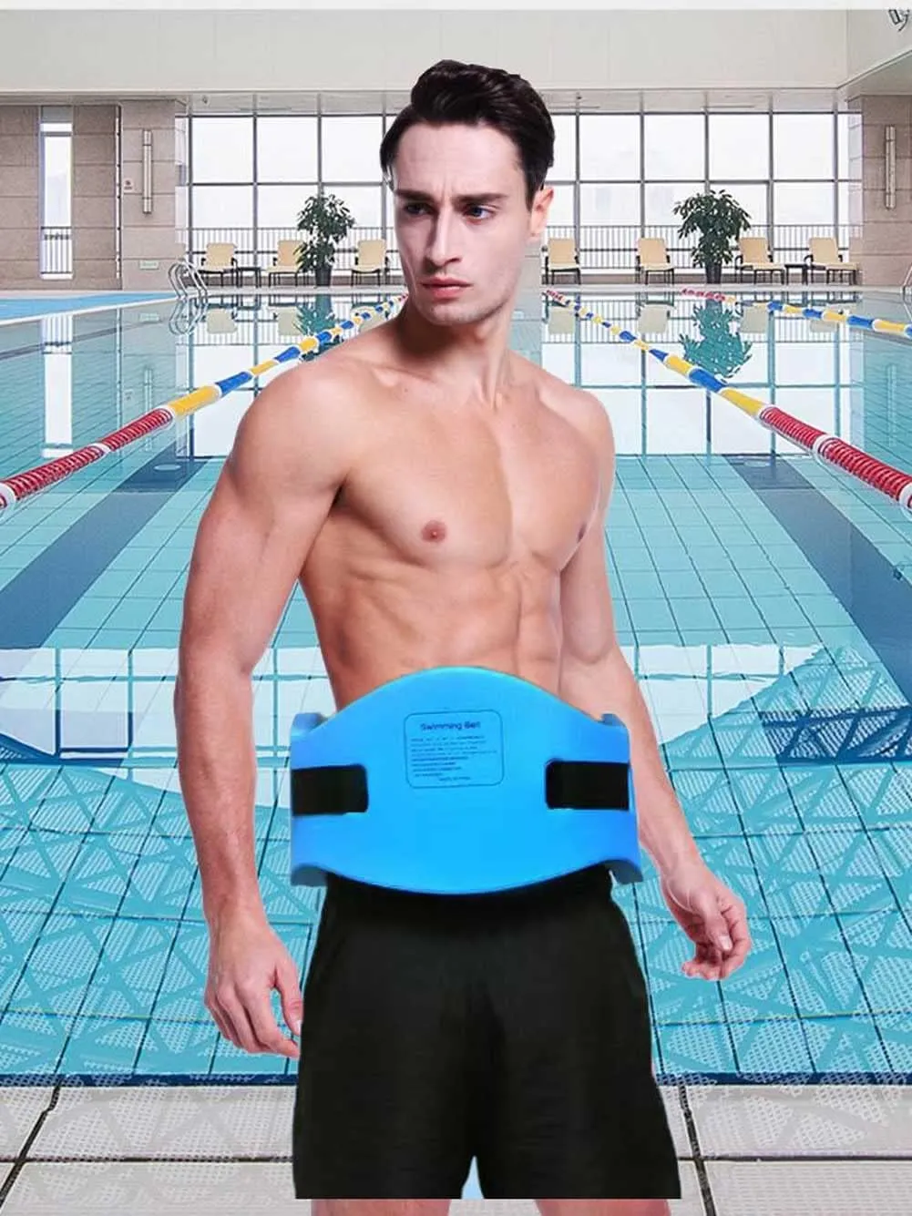 EVA Swimming Floatation Exercise Belt, Adjustable Swim Training Equipment Belt Outdoor Swim Training Tools for Adult and Kids