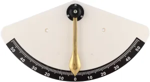 EVGATSAUTO Marine Clinometer, Copper ABS, Portable, Handheld, Waterproof, Nautical Angle Finder for Yachts, Boats, RVs