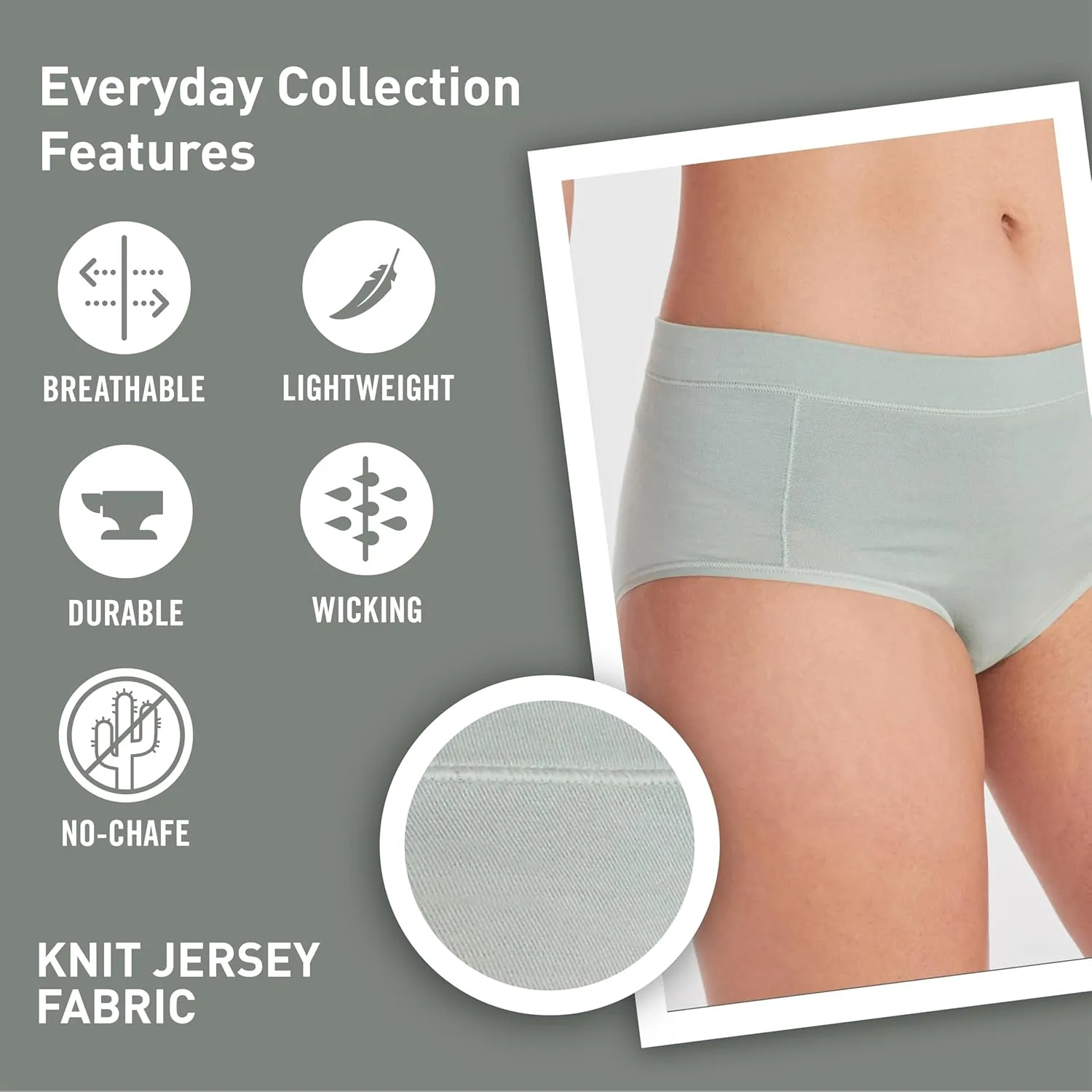 ExOfficio Women's Everyday Hipster - Lightweight Knit Jersey Travel Underwear