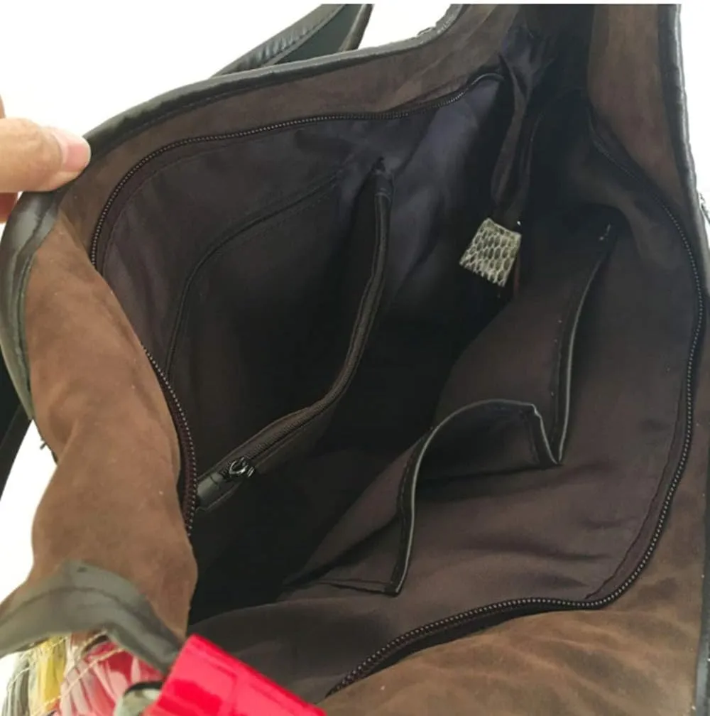 Eysee handbag women leather with large capacity, stylish shoulder bag, shopper Hobo bag women