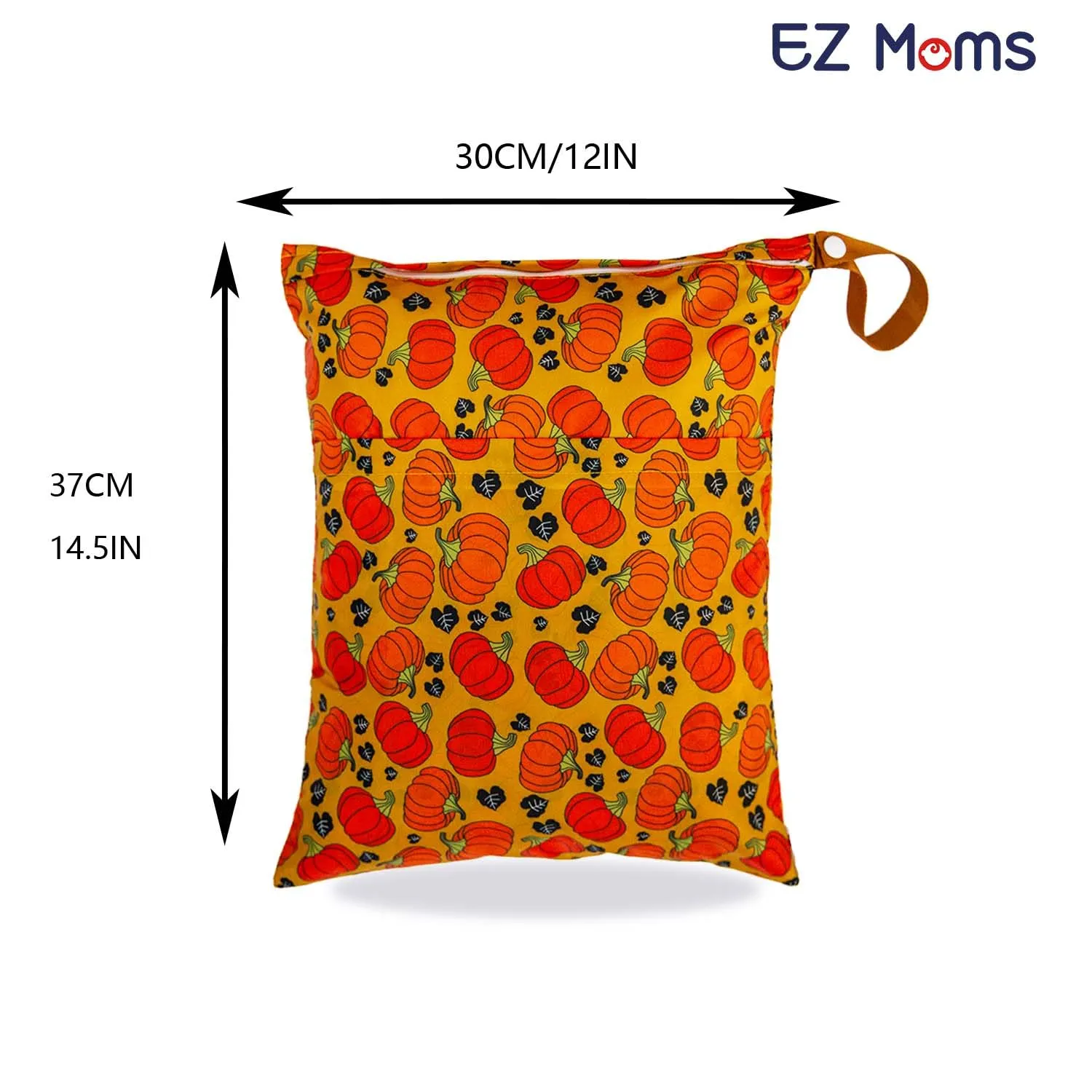 EZ Moms 3 Pcs Reusable Waterproof Wet Bag With Two Pockets For Diaper Pouch Wet Dry Bag For Breast Pump Parts Wet Bag For Swimsuit Waterproof Bags For Swimming Wet Swimsuit Bag Waterproof