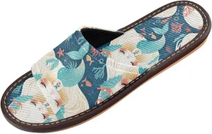 Fairy-tale Mermaids Mens Spa Shower Slippers Summer Dorm Home Slides for Home Outdoor Outdoor