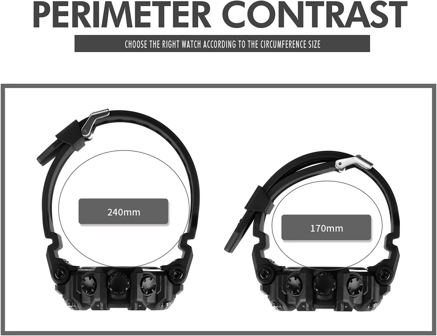 FANMIS Mens Analog Digital Dual Display Sports Watches Military Multifunctional 50M Waterproof LED Watch with Alarm Stopwatch Backlight 12H/24H Outdoor Running Swimming