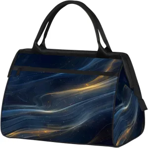 Fantasy Stars Galaxy Large Travel Duffel Bag Gym Tote Bag for Women Men Waterproof Weekend Overnight Bag Carry On Tote Luggage with Pocket Personal Item Bags Sports Bag fit Travel Sports Gym Yoga
