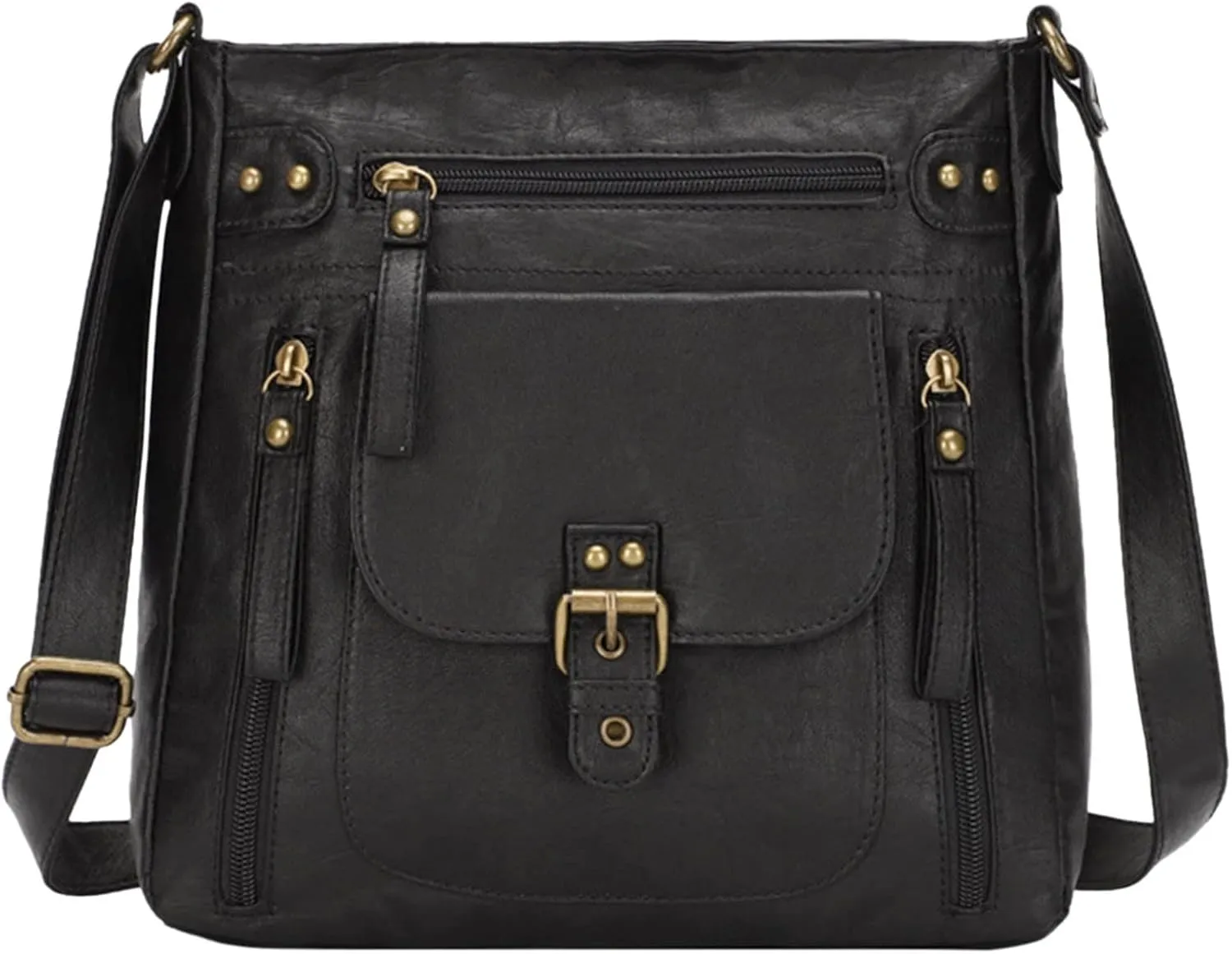 Fashion One Shoulder Bag Retro Small Square Bag Women'S All Bag Soft Bag With Large Capacity Shoulder Straps for