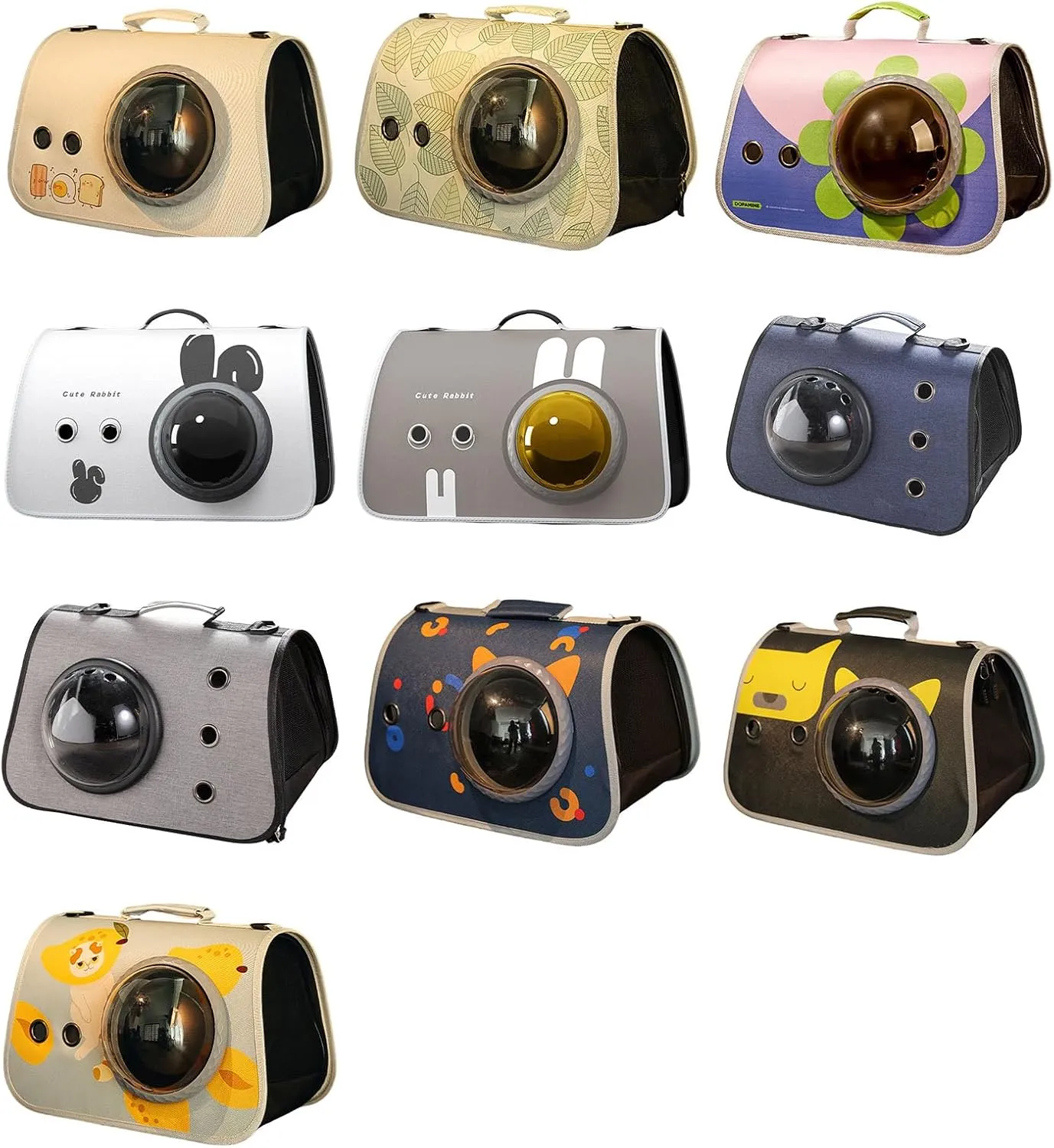 Fashion Pet Carry Bag Light Weight Pet Crossbody Bag Thickened Dog Carriers for Cats and Small Dogs