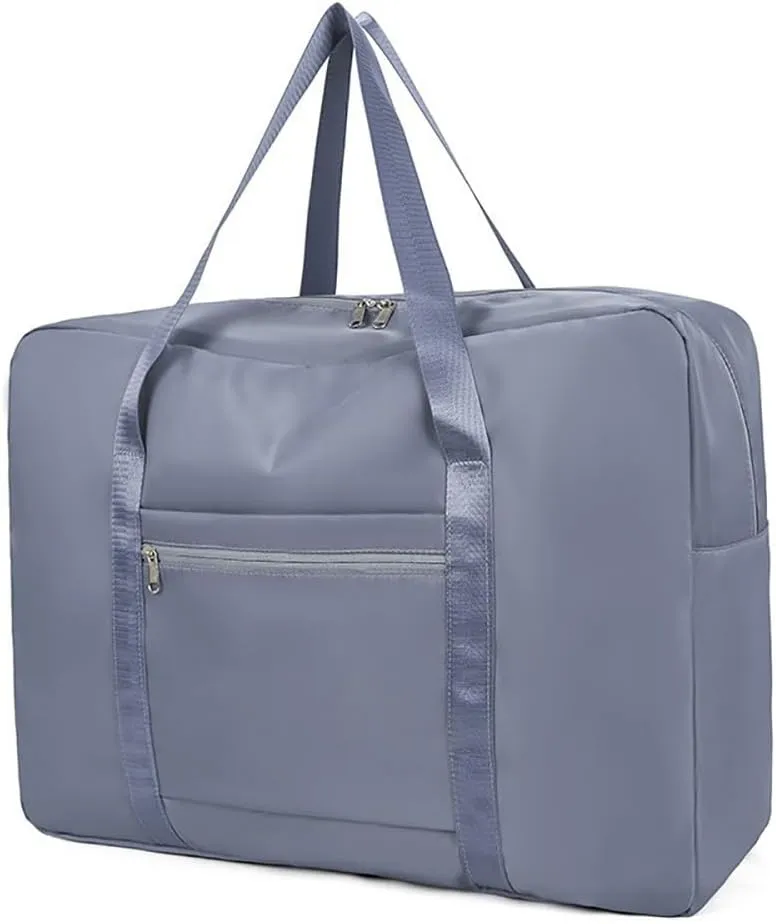 Fashion Travel Bag, Water-Resistant, Large Capacity, Gray