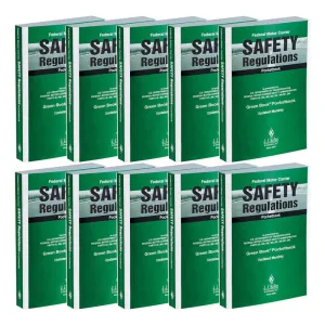 Federal Motor Carrier Safety Regulations Pocketbook 10-pk. (Softbound, English, 5"x7") - FMCSR Handbook Gives Drivers Easy Access to Federal Motor Carrier Safety Regulations