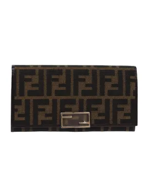 Fendi Zucca Long Wallet
