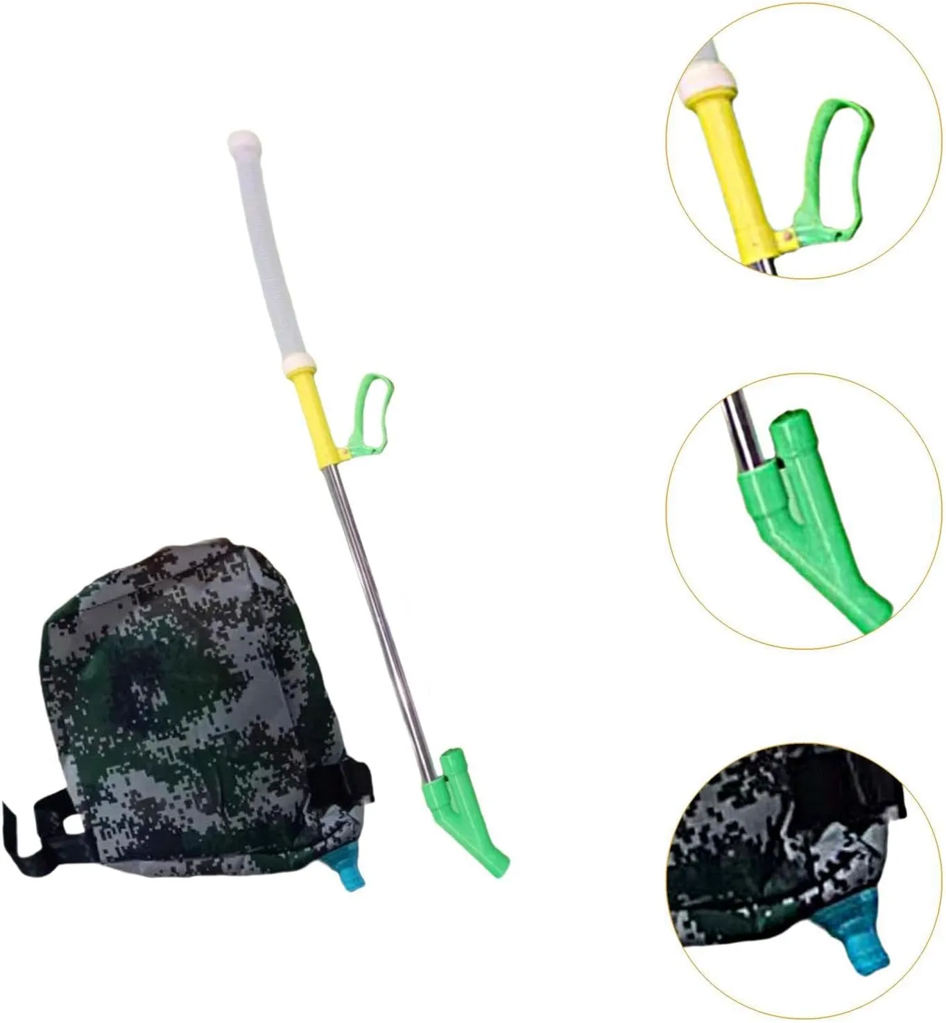 Fertilizer Sprayer Granular Fertilizer Applicators Handheld Broadcast Spreader for Cane, Style C