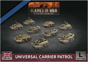Flames of War: Late War: British Universal Carrier Patrol (BBX55)