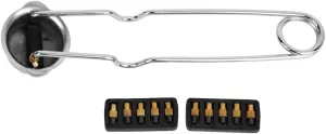 Flints Spark Lighter, Nickel-Plated Round Head Steel   10Pcs Round Head Igniter Flint