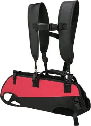 Four Legged Pet Travel Bag with Breathable Oxford Fabric Adjustable Shoulder Strap Carrier Bag for Small to Large Breeds
