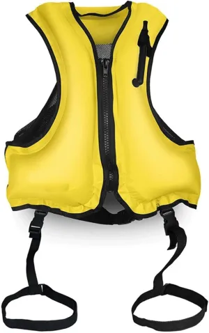 FOVIGUO Lifevest for Adults, Womens Kayak Swim Jacket, Multifunction Fly Fishing Vest with Leg Straps for Kayak, Sailing, Fishing, Paddle Sports(Blue)