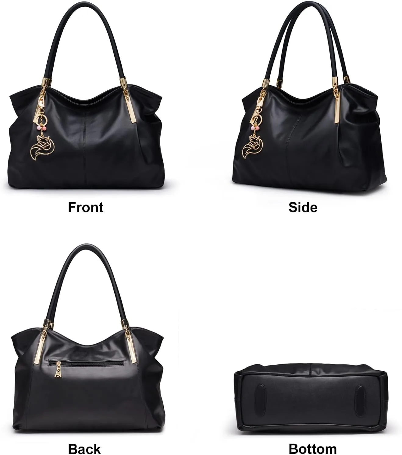 FOXLOVER Large Capacity Tote Handbags for Women, Women's Top-handle Bags Fashion Shoulder Bags Purses Minimalist design
