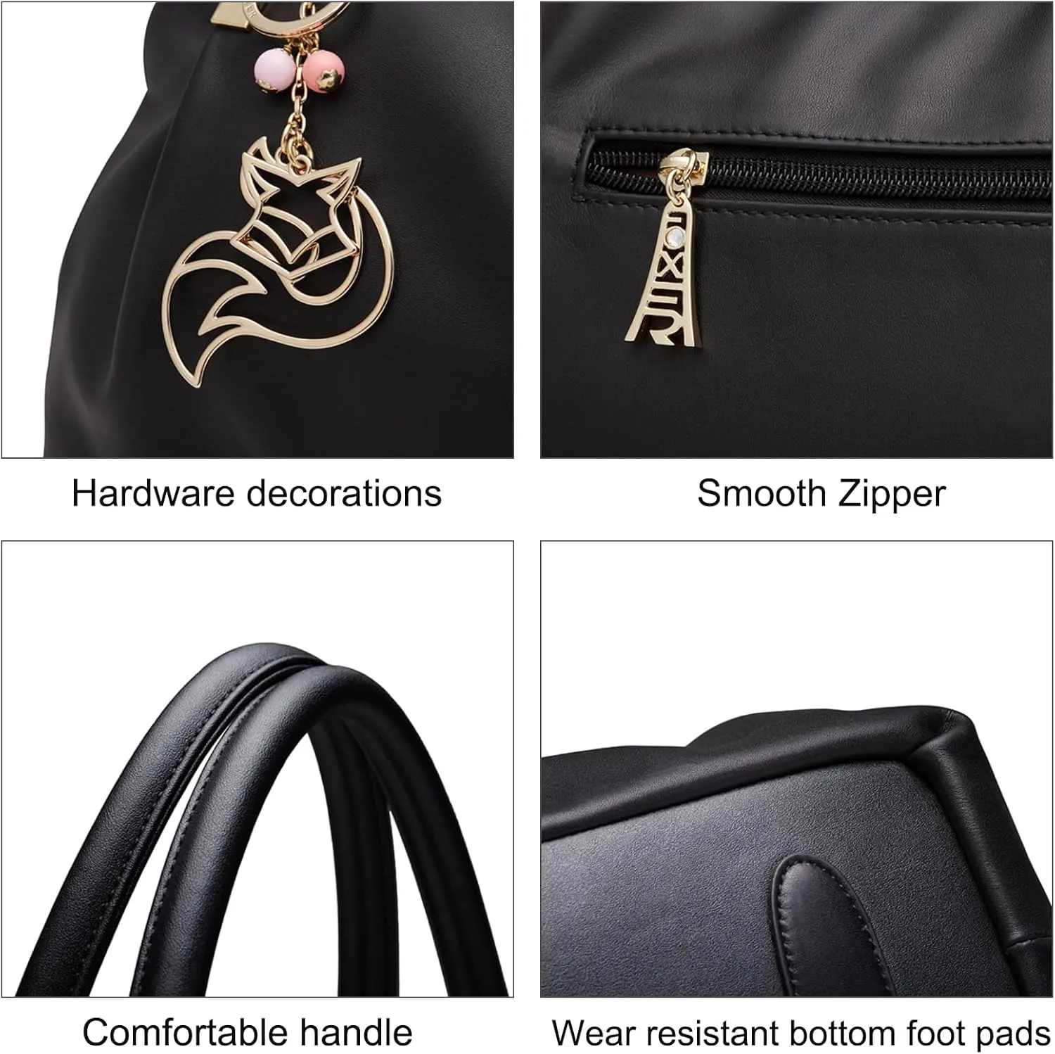 FOXLOVER Large Capacity Tote Handbags for Women, Women's Top-handle Bags Fashion Shoulder Bags Purses Minimalist design