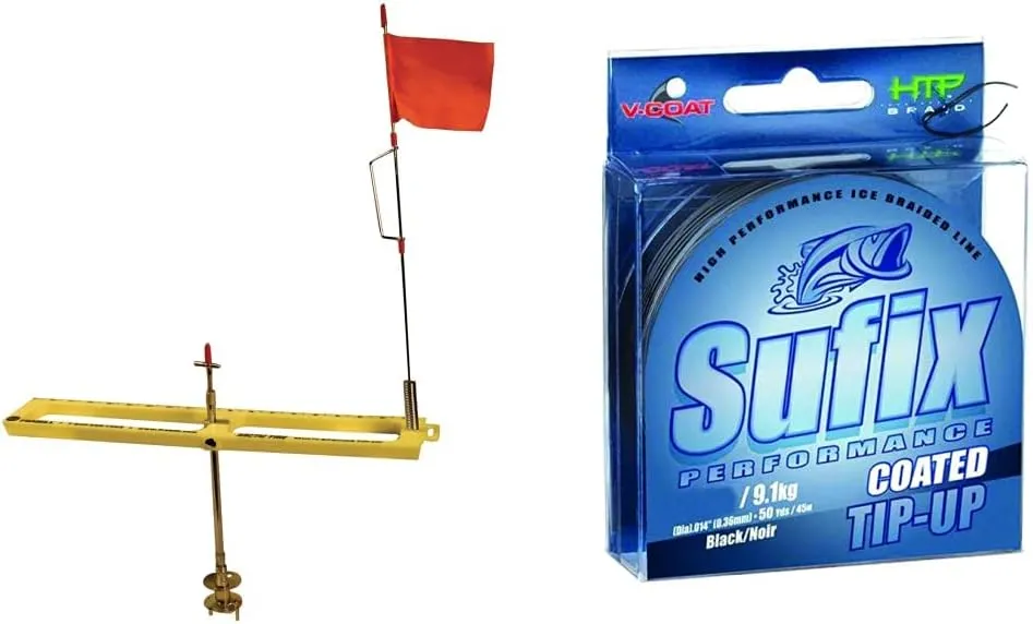 Frabill Artic Fire Tip-Up | Heavy-Duty Tip-Up with Dual Trip Settings