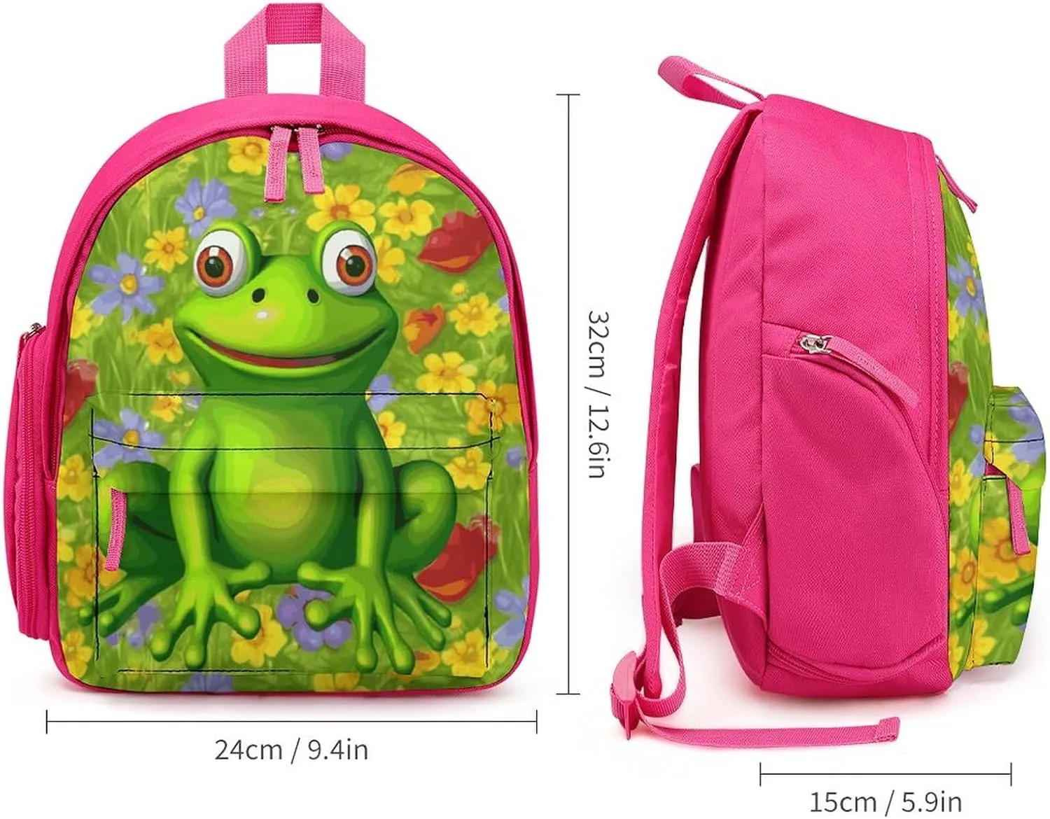 Frog Travel Backpack Casual Bag Lightweight Hiking Backpacks for Business, Travelling, Hiking