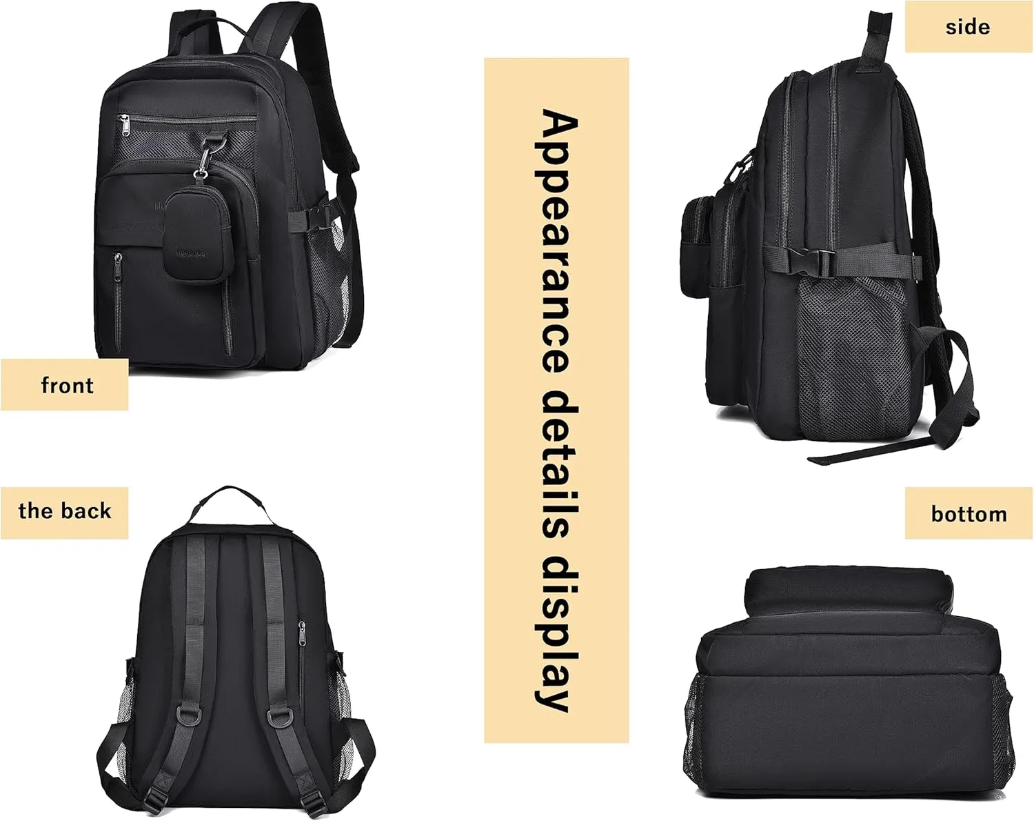FSD. WG Casual Bag for Men and Women Fashionable Outdoor Bag Popular Travel Bag Casual Large Capacity