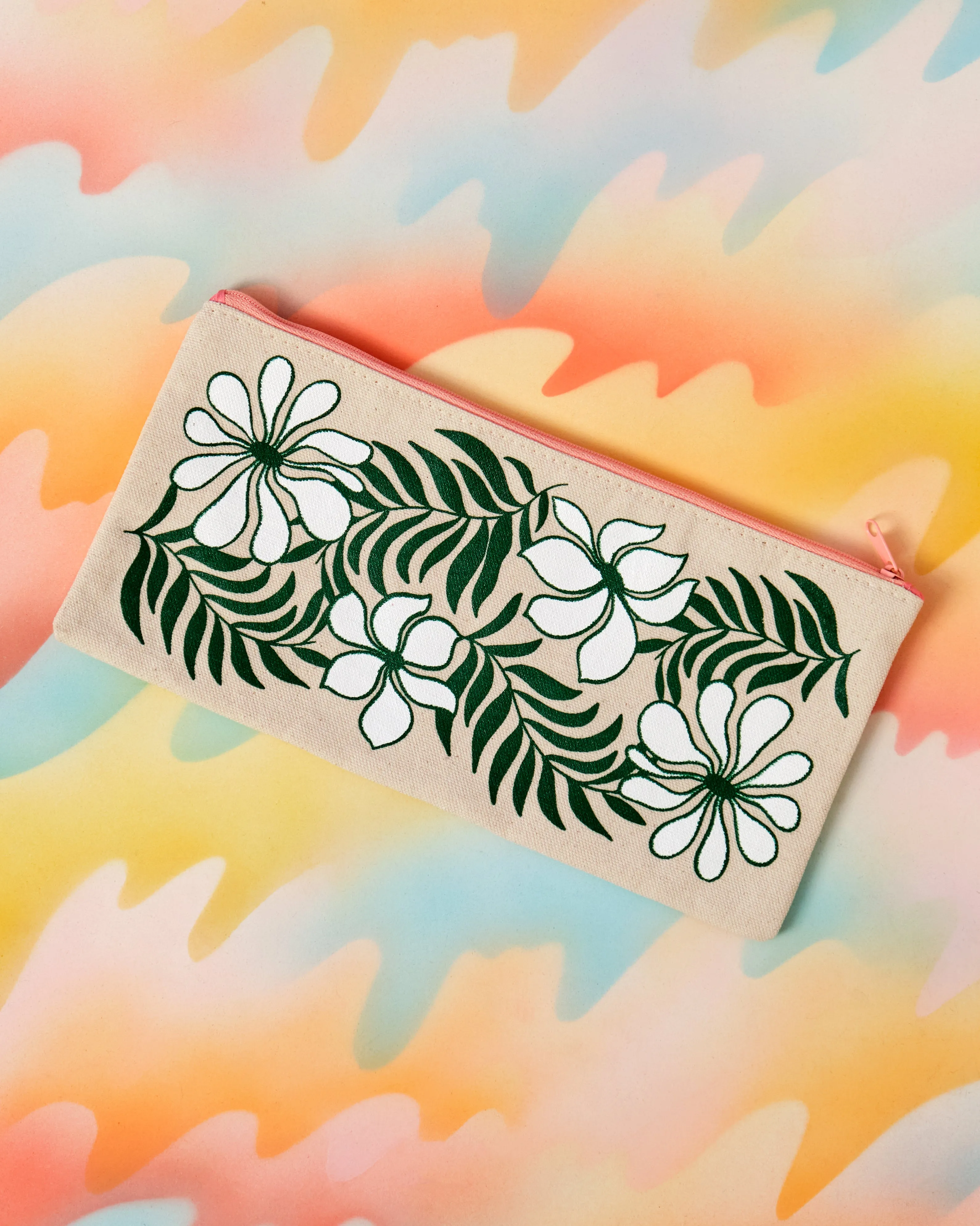 Funky Floral Artist Pouch