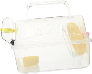 GANAZONO Hamster Nursery Cage Portable Chinchilla Carrier for Pets Lightweight and Breathable Design for Travel and Camping