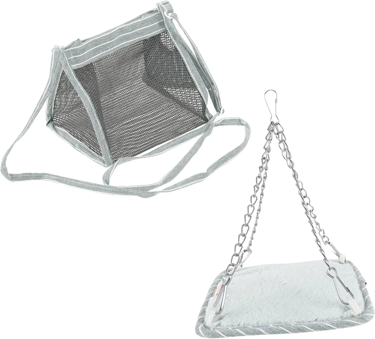 Garneck 2pcs Small Pet Sling Bag with Hammock Breathable Carrier for Hamsters Chinchillas Other Small Animals for Outdoor Travel Comfortable Environment
