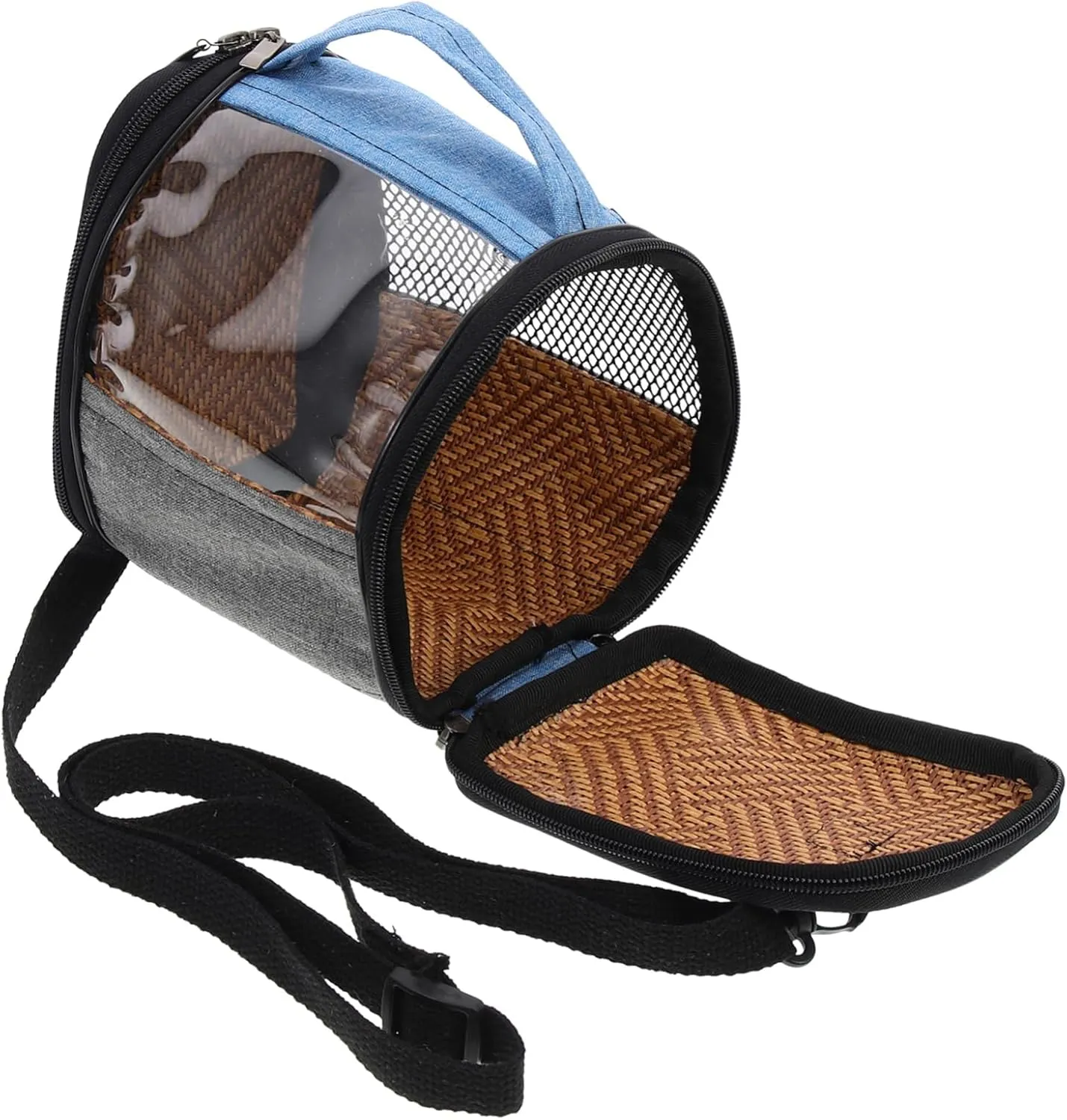 Garneck Outdoor Parrot Carrier Bag Breathable Bird Travel Carrier with Removable Shoulder Strap Compact for Easy Transport for Travel and Outdoor Adventures