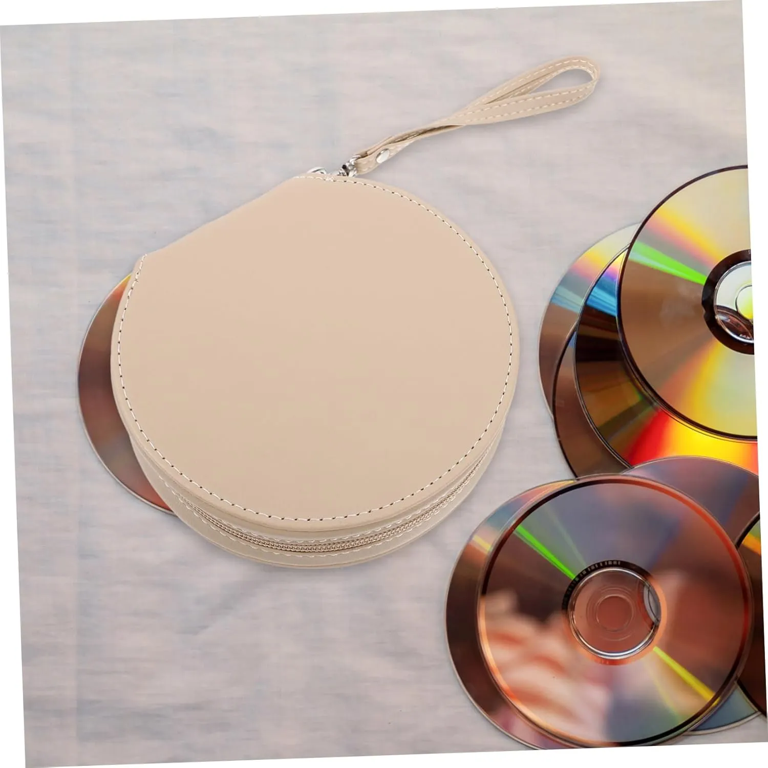 Gatuida 5pcs Car CD Package CD Carrying Case Travel CD Case Disc Storage Pouch CD Storage Bag Disc Holder Case Album Case Disc Bag Dvd Storage Case CD Case Holder CD Pouch Dvd Case Dvd Bag