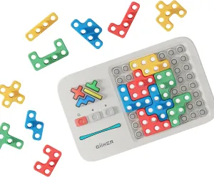 GiiKER Super Blocks Pattern Matching Puzzle Games, Original 1000  Challenges Brain Teaser Toys for Kids & Teens, Easter Basket Stuffers Birthday Gifts for Boys Girls, Travel Games for Road Trips