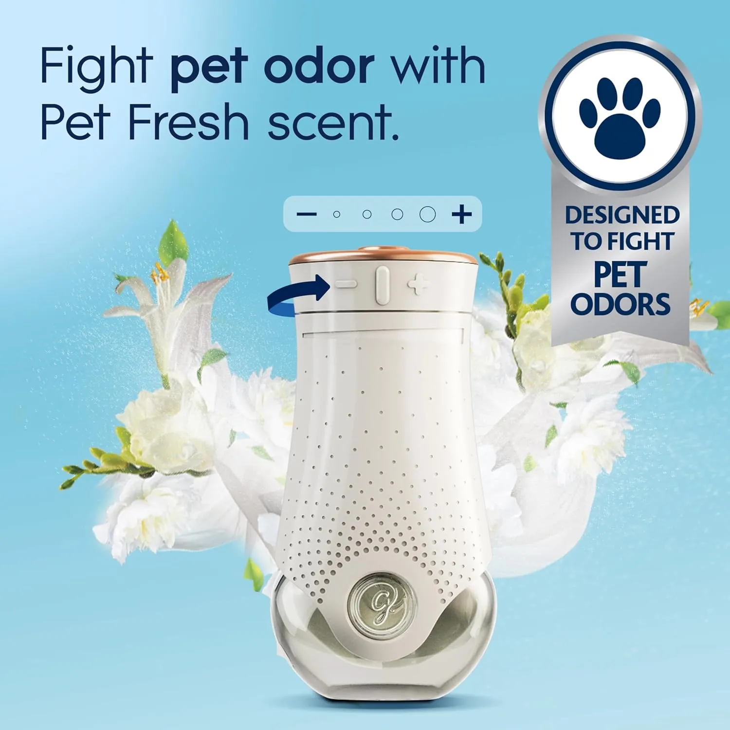Glade PlugIns Refills Air Freshener, Pet Fresh Scent, Scented and Essential Oils for Home and Bathroom, 0.67 Fl Oz, 5 Count