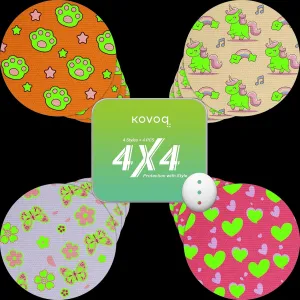 Glow-in-The-Dark Dexcom G7 Over Patches Waterproof, 16 Pack GlowArmor Dexcom G7 & Stelo Adhesive Patches with Hard Cover, Prevent Compression Lows Shockproof Up to 14 Days (Glow Butterfly)