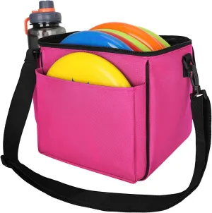 Goloni Disc Golf Bag Holds 8 Discs,Lightweight & Large Capacity disk golf bags, Disc & Pet Frisbee Toys,disc golf accessories & disc golf bags for men