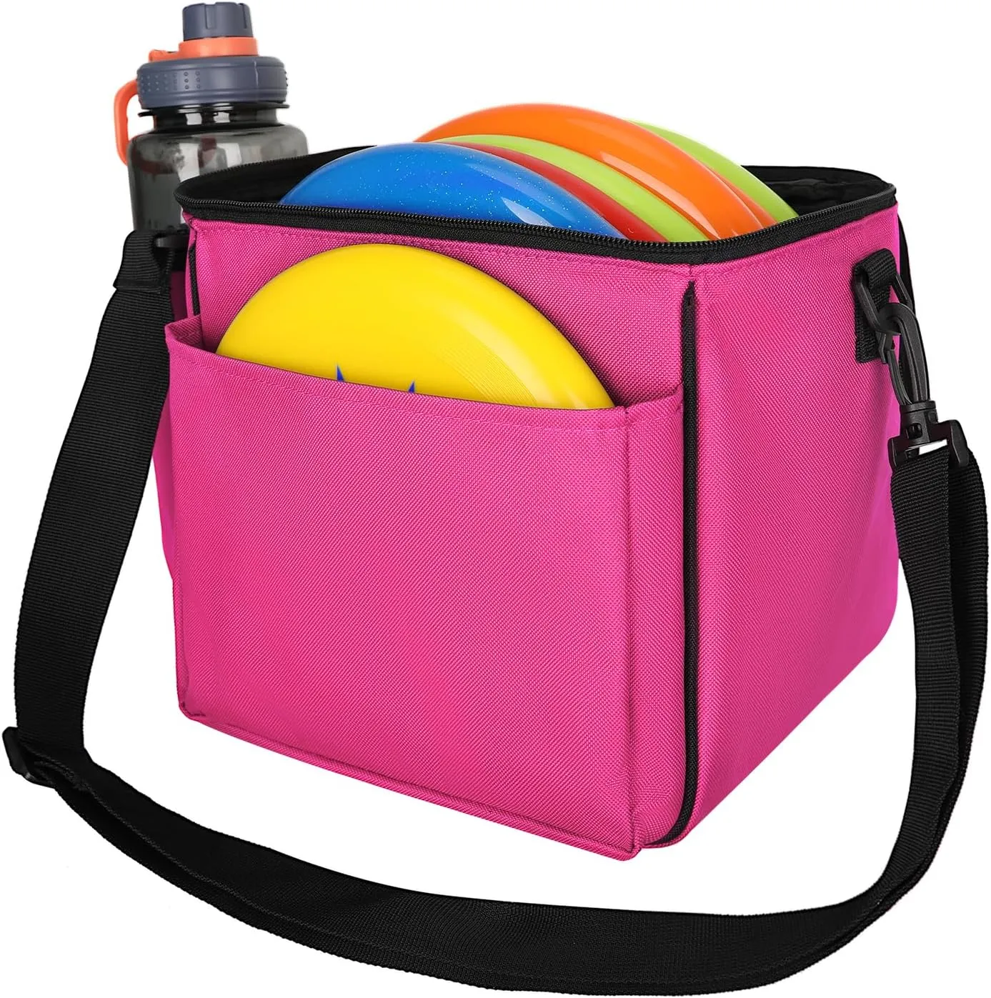 Goloni Disc Golf Bag Holds 8 Discs,Lightweight & Large Capacity disk golf bags, Disc & Pet Frisbee Toys,disc golf accessories & disc golf bags for men
