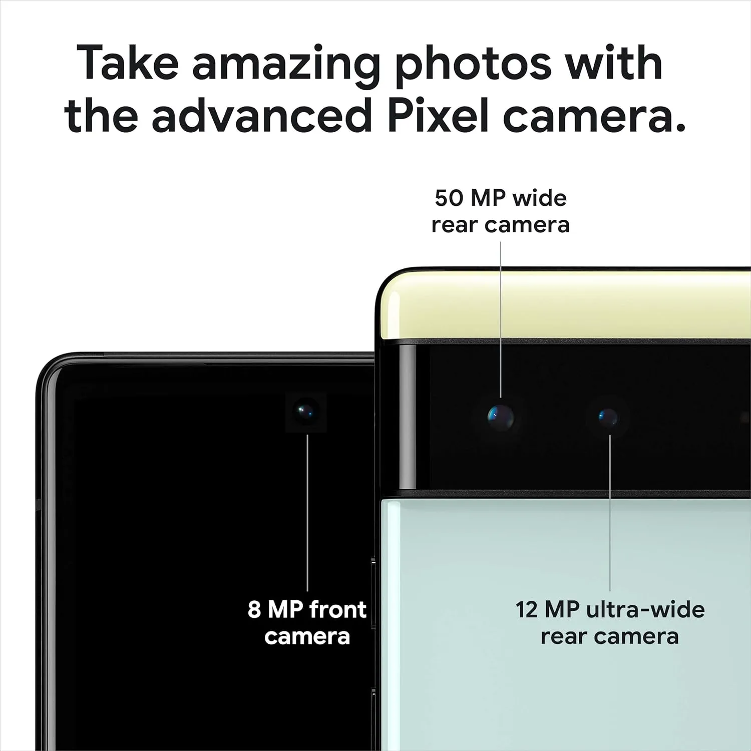 Google Pixel 6 5G, US Version, 128GB, Kinda Coral - Unlocked (Renewed)