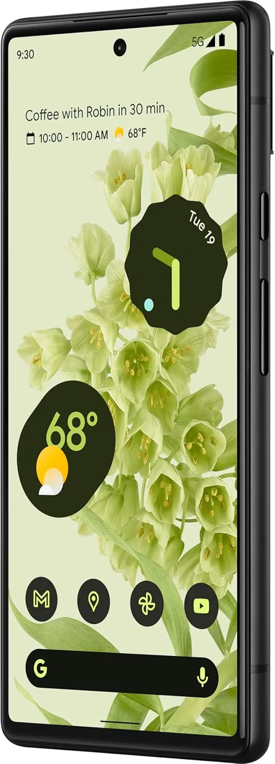 Google Pixel 6 5G, US Version, 128GB, Sorta Seafoam - Unlocked (Renewed)