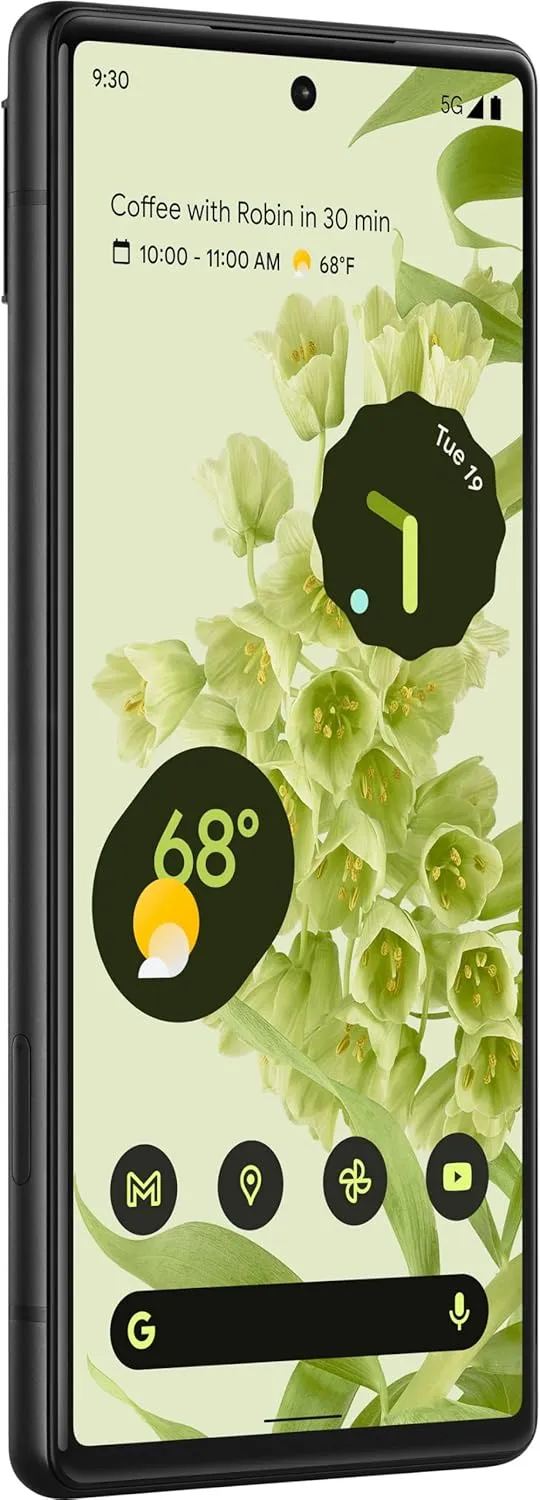 Google Pixel 6 5G, US Version, 128GB, Sorta Seafoam - Unlocked (Renewed)