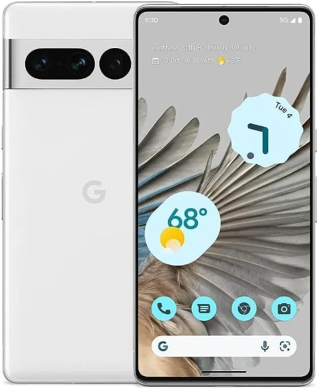 Google Pixel 7 Pro 5G, US Version (Renewed) (T-Mobile, Snow, 128GB)